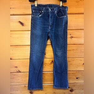 Levi's 527 Men's Jeans bootcut W34 L32 Blue Stretch Denim